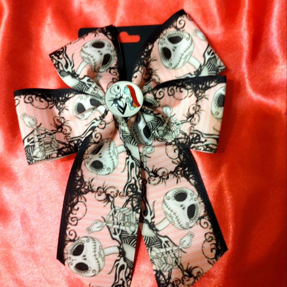 The nightmare before Christmas hair bow